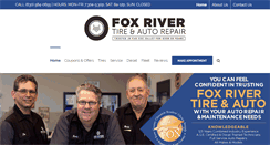 Desktop Screenshot of foxrivertire.com